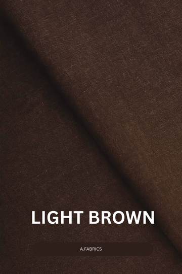Premium Light Brown Wool Fabric – Luxury Winter Collection