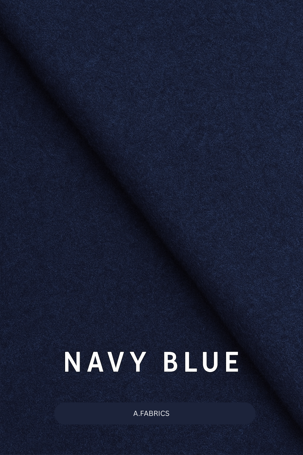 Premium Navy Blue Wool Fabric – Luxury Winter Collection